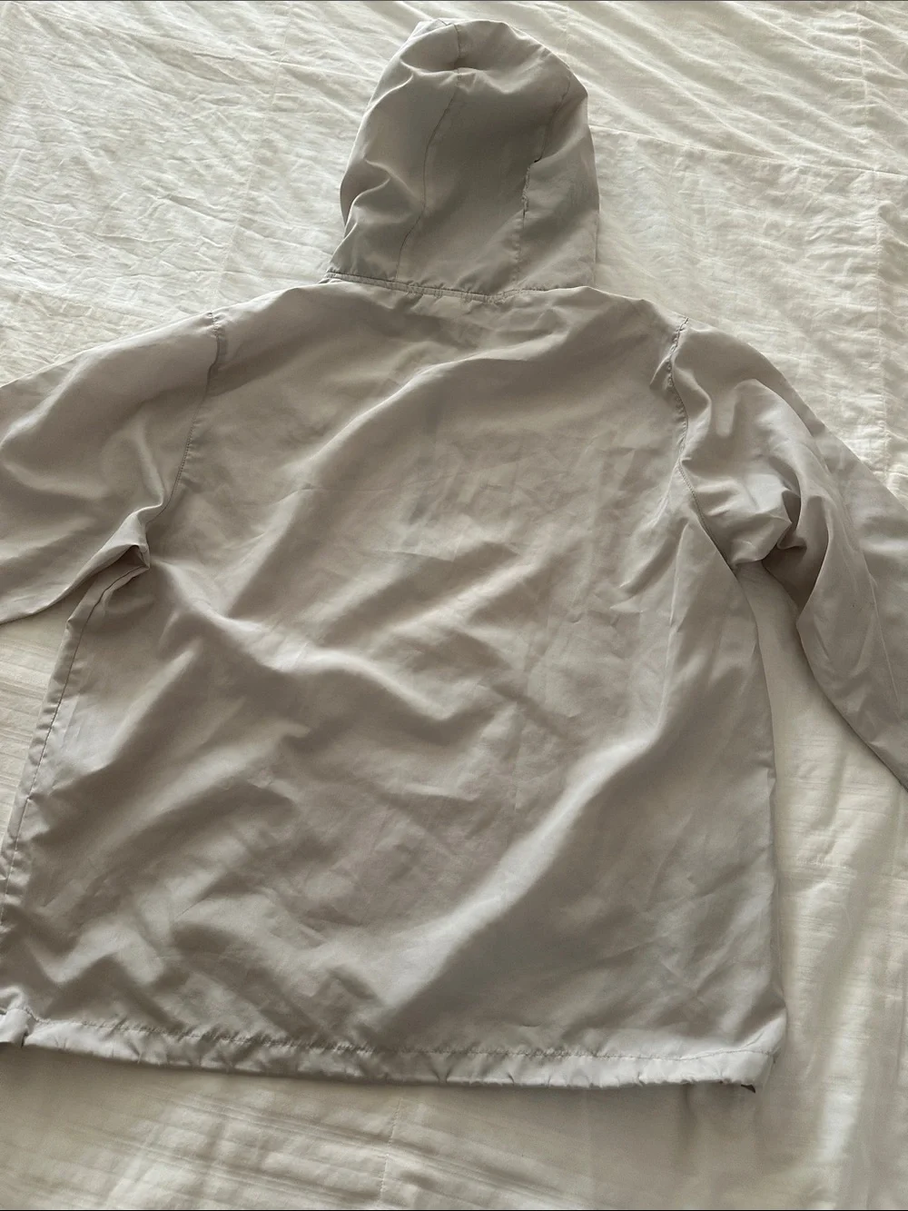 Mercedes-Benz Men's Light Gray Zip-Up Hoodie